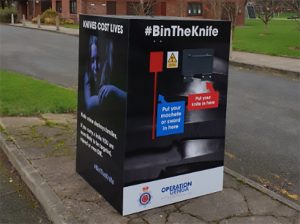 Knife bin lancashire